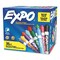 EXPO Broad Chisel Tip Low Odor Dry Erase Vibrant Color Markers - Assorted Colors (36/Pack)